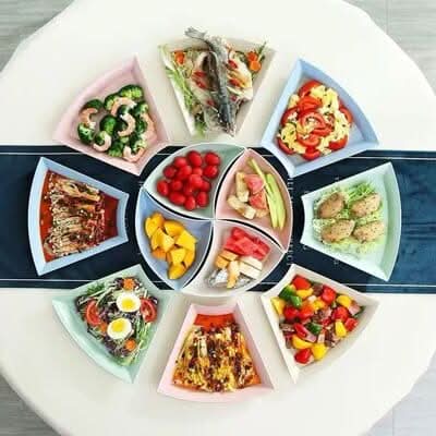 Kitchen Essentials Creative Platter for Stylish Tableware 12PCS Kitchen Essentials