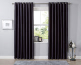 OLIVIA ROCCO Blackout Curtains in deep purple, ideal for blocking light and enhancing privacy