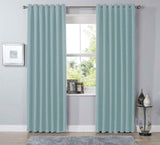 OLIVIA ROCCO Soft Blue Blackout Curtains for Light Blocking and Privacy in Home Decor