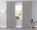 OLIVIA ROCCO Grey Blackout Curtains for Light Blocking and Privacy in Home Decor