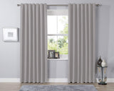 OLIVIA ROCCO Grey Blackout Curtains for Light Blocking and Privacy in Home Decor