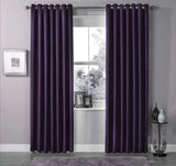 OLIVIA ROCCO Purple Blackout Curtains to Block Light and Enhance Privacy in Living Spaces