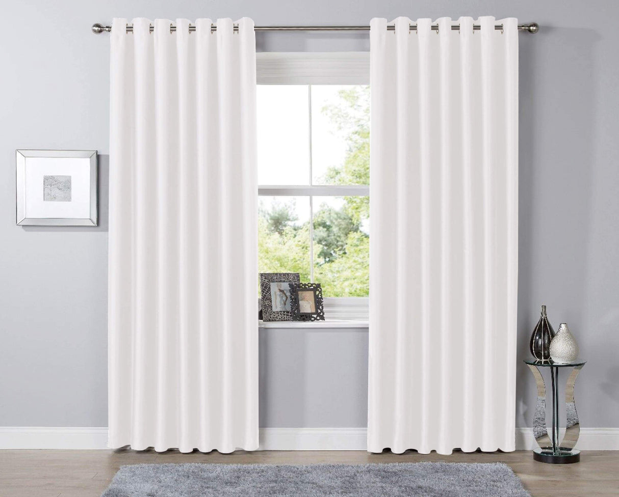 Olivia Rocco White Curtains for Modern Interiors with Blackout Curtains for Effective Light Blocking