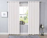Olivia Rocco White Curtains for Modern Interiors with Blackout Curtains for Effective Light Blocking