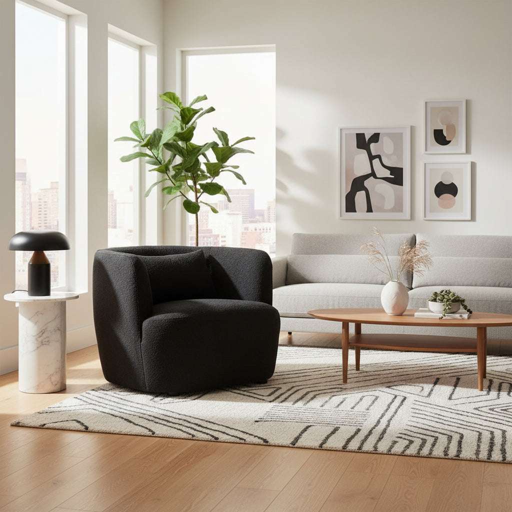 Orsina Stylish Curved Chair for Modern Living Rooms Orsina