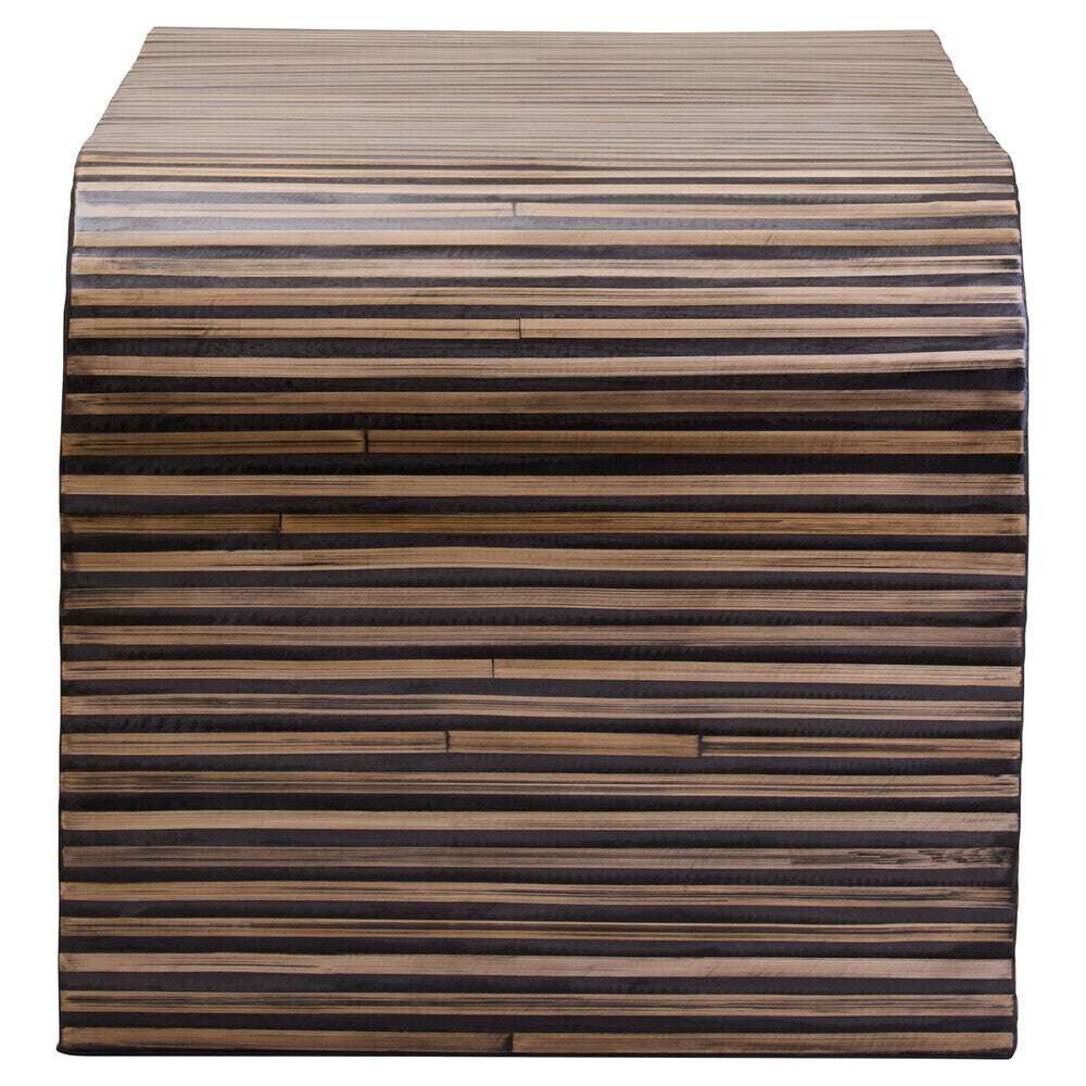 Bambusa Bamboo Inlay Curved Coffee Table Orsina