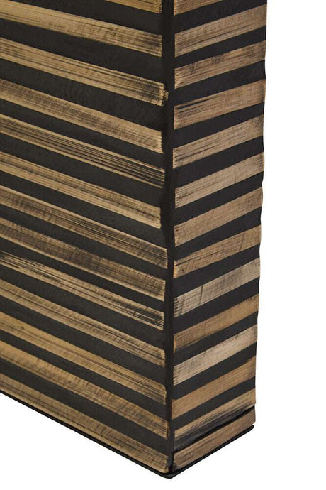 Bambusa Bamboo Inlay Curved Console Table Orsina