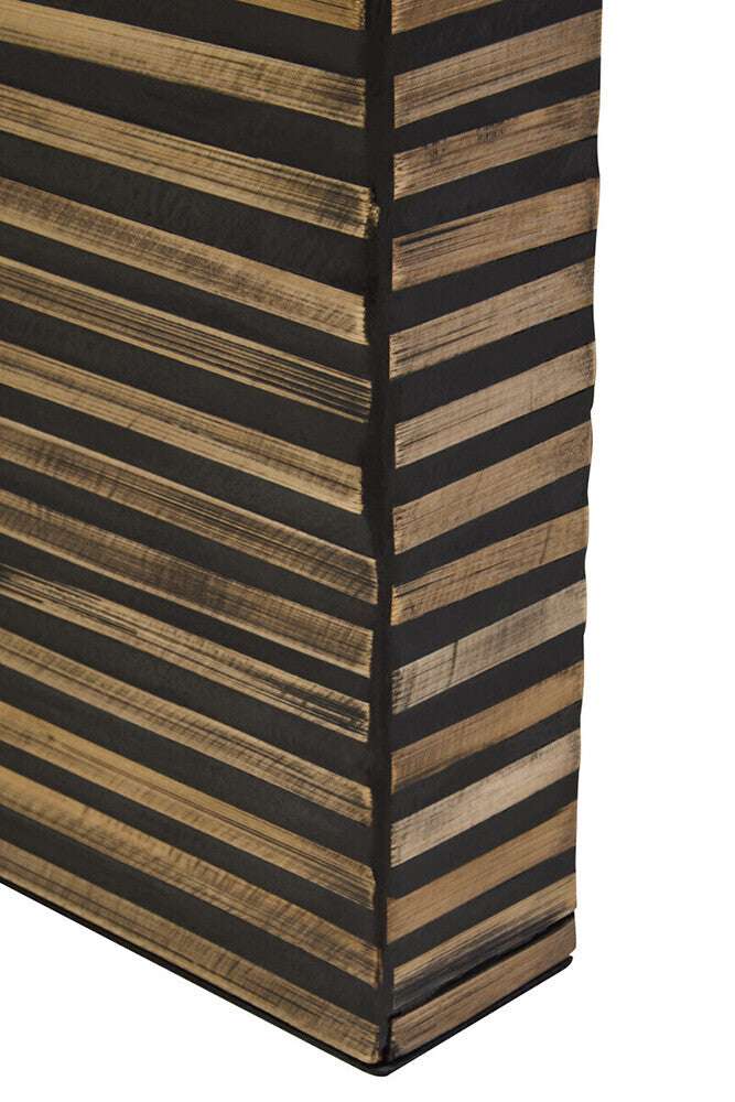 Bambusa Bamboo Inlay Curved Console Table Orsina