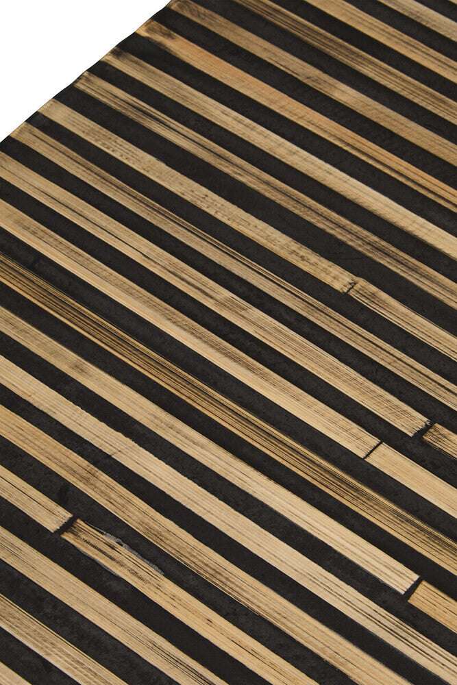 Bambusa Bamboo Inlay Curved Console Table Orsina