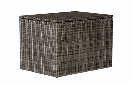 MINT Outdoor Cushion Box in stylish woven design for outdoor storage and organisation