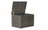 MINT Outdoor Cushion Box with a stylish woven design and spacious storage for outdoor items
