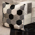 Orsina Cushion Cover with Hexagonal Pattern in Neutral Tones for Stylish Home Decor