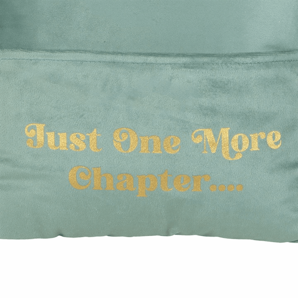 Just One More Chapter Cushion with Book Pocket N/A