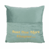 Just One More Chapter Cushion with Book Pocket N/A