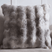 Soft Grey Fur Cushion with Textured Design for Stylish Home Decor