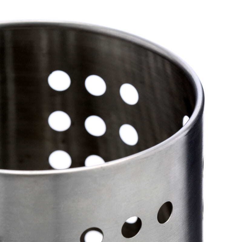 Orsina Stainless Steel Cutlery Caddy with perforated design for kitchen and pantry organisation