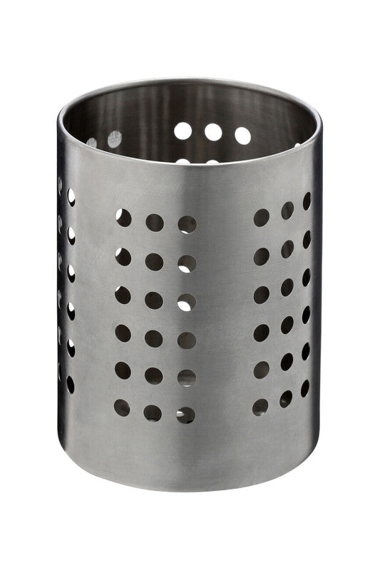 Orsina Cutlery Caddy in stainless steel with perforated design for kitchen organization