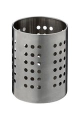 Orsina Cutlery Caddy in stainless steel with perforated design for kitchen organization