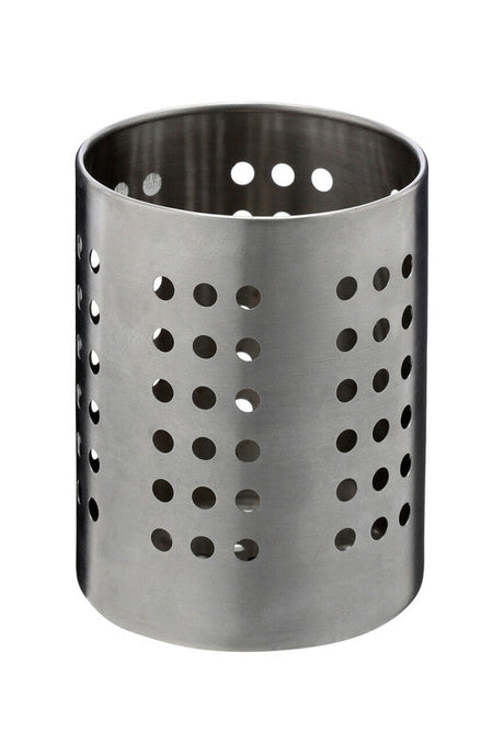 Orsina Cutlery Caddy in stainless steel with perforated design for kitchen organization
