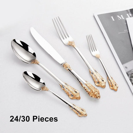 Kitchen Essentials Elegant Cutlery Set for Dining Kitchen Essentials