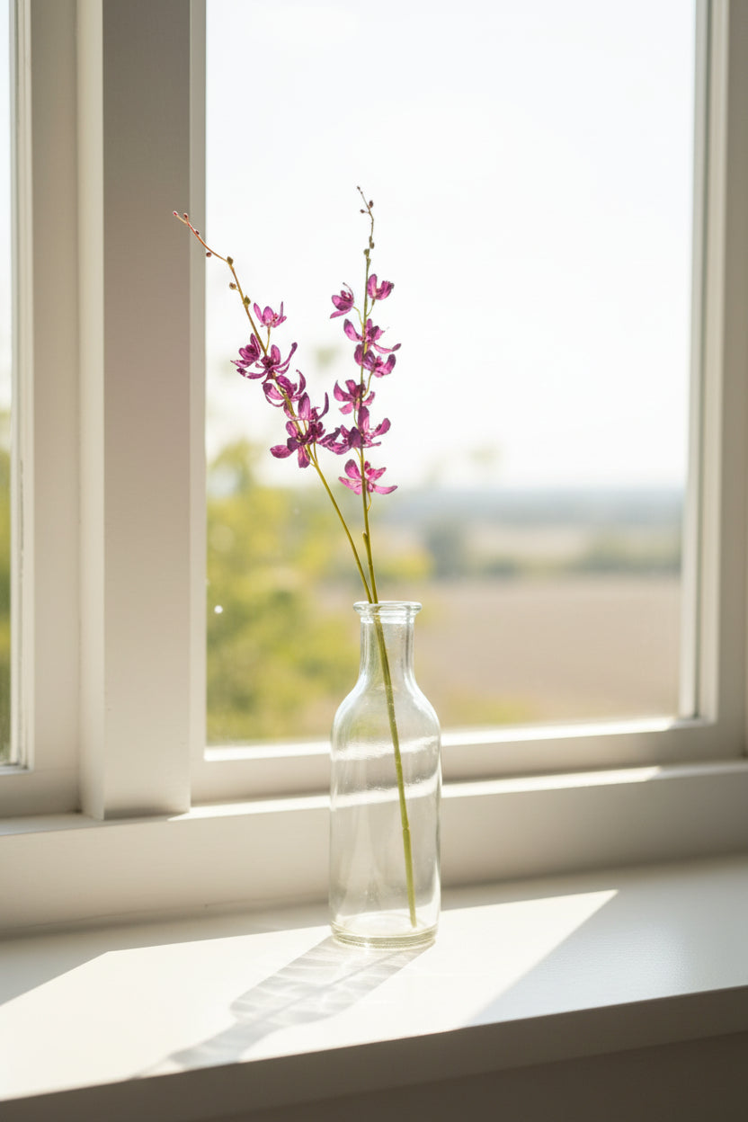 Shades 4 Seasons Cymbidium Spray for Elegant Decor PURPLE PLASTIC Shades 4 Seasons