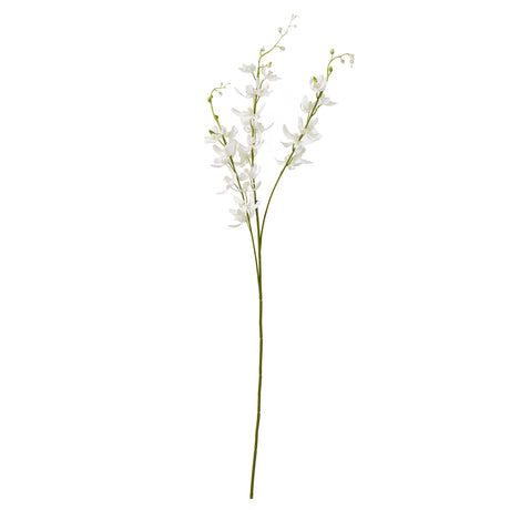 Elegant Cymbidium Spray by Shades 4 Seasons WHITE PLASTIC Shades 4 Seasons