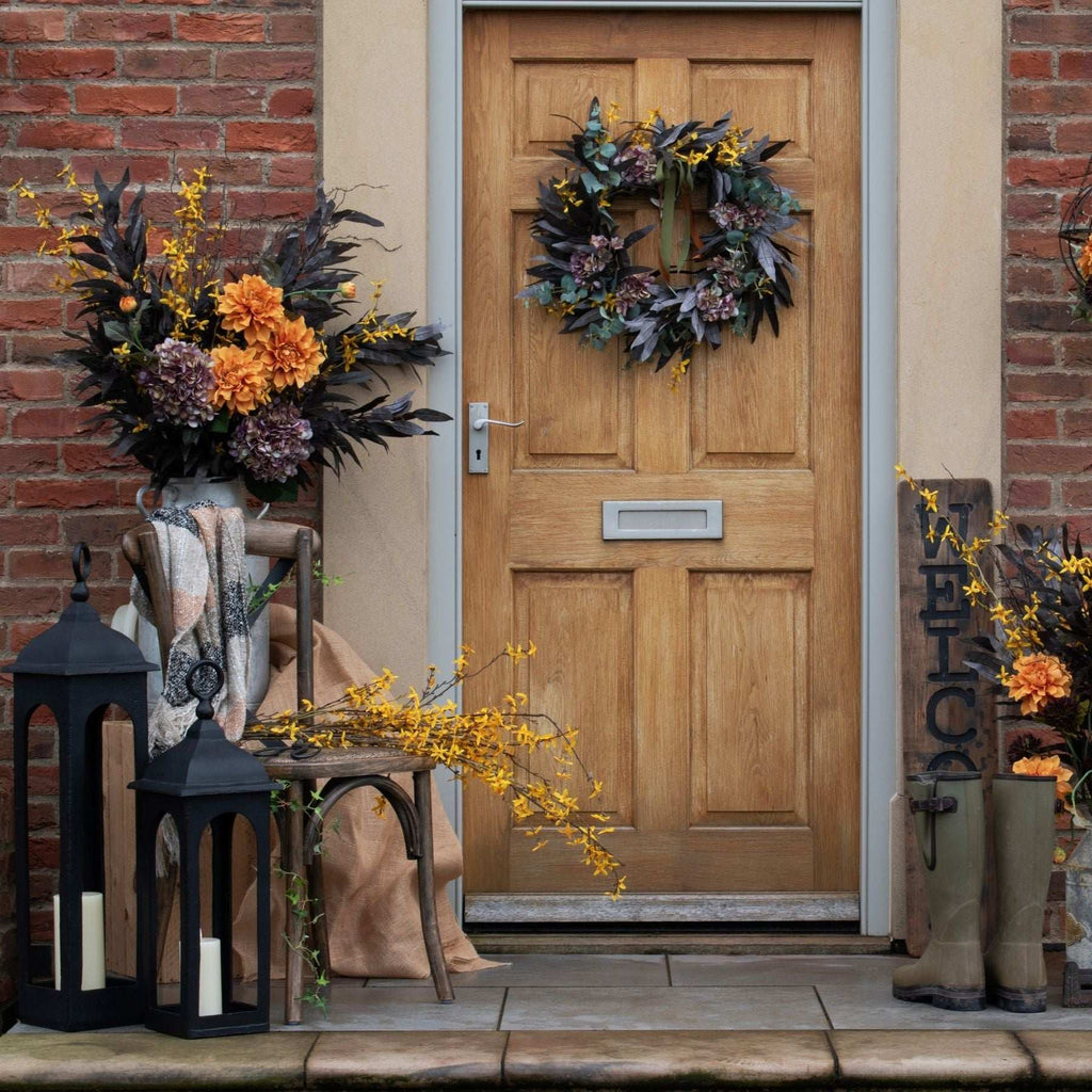 Shades 4 Seasons Autumn Dahlia Spray - Artificial Flower Shades 4 Seasons