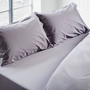Cotton Collective Soft White Pillowcases Slate Cotton Collective