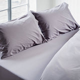 Cotton Collective Soft White Pillowcases Slate Cotton Collective