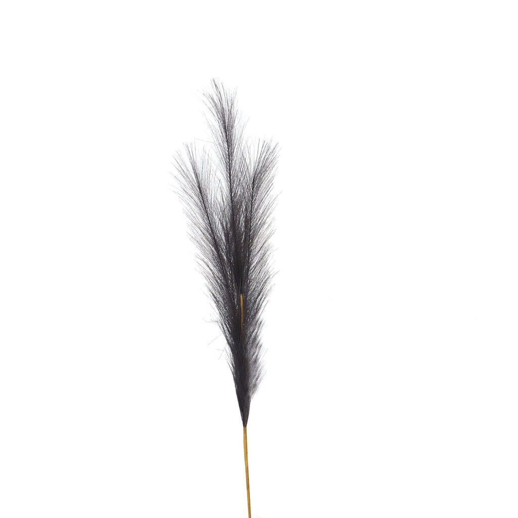 Shades 4 Seasons Black Pampas Grass Stem Decor GREY PLASTIC Shades 4 Seasons