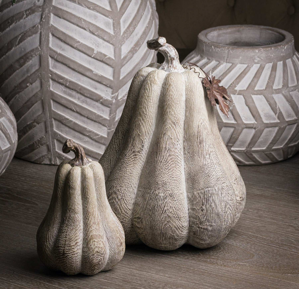 Shades 4 Seasons Wood Effect Pumpkin Decorative Set Shades 4 Seasons
