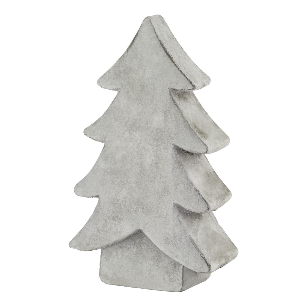 Shades 4 Seasons Athena Stone Medium Christmas Tree WHITE CERAMIC Shades 4 Seasons