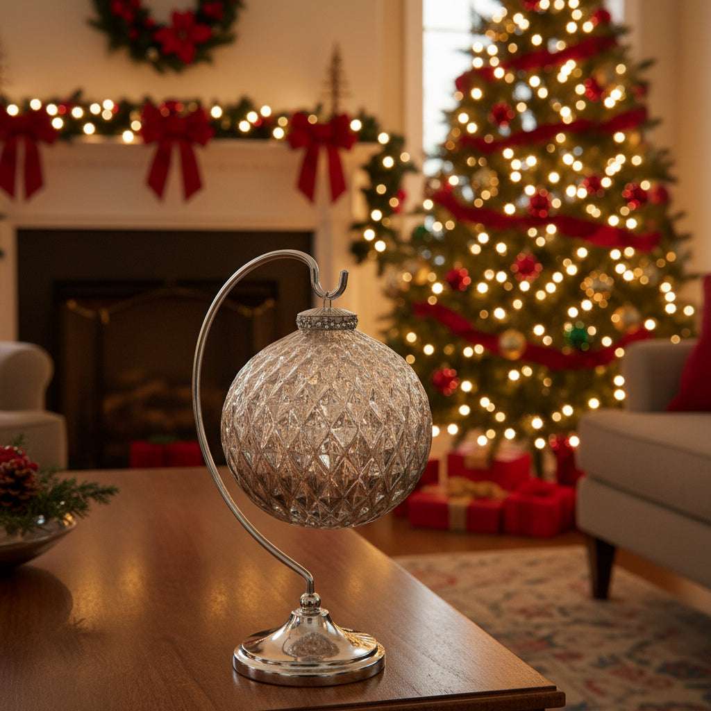 Coffee Ombre Collection Detailed Bauble GLASS Shades 4 Seasons