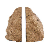 Orsina Rustic Rock Bookends in Natural Stone Finish for Stylish Book Organisation