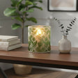 Orsina Candle Holder with Tropical Leaf Design, Perfect for Home Decor and Ambiance