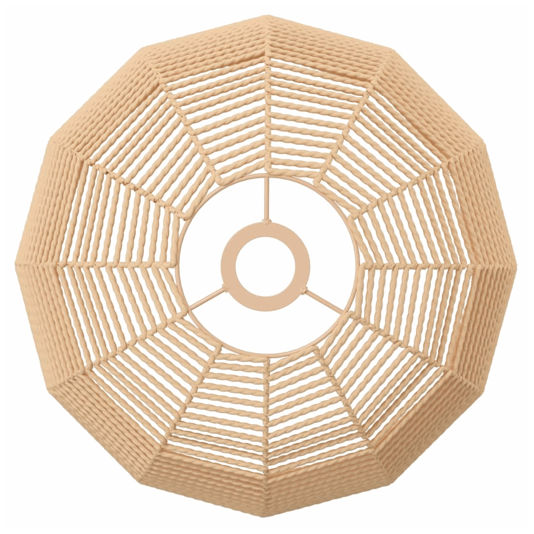 vidaXL Handmade Ceiling Lampshade in Natural Rattan Design for Stylish Home Lighting