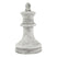 Athena Stone King Chess Piece Ornament WHITE CERAMIC Shades 4 Seasons