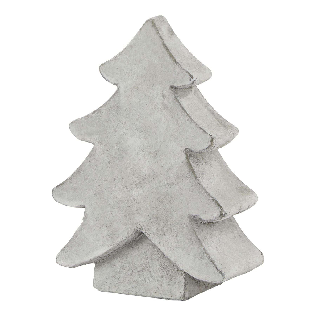 Shades 4 Seasons Athena Stone Small Christmas Tree WHITE CERAMIC Shades 4 Seasons
