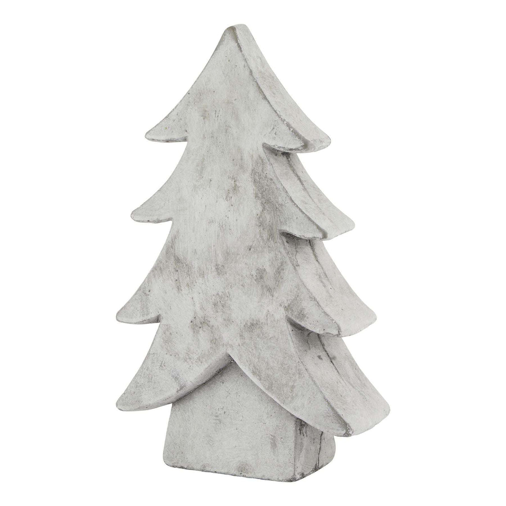 Shades 4 Seasons Athena Stone Large Christmas Tree WHITE CERAMIC Shades 4 Seasons