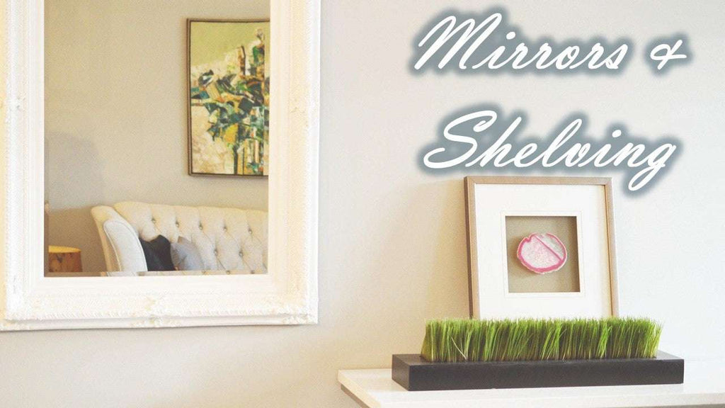 Black Large Circular Metal Wall Mirror Shades 4 Seasons