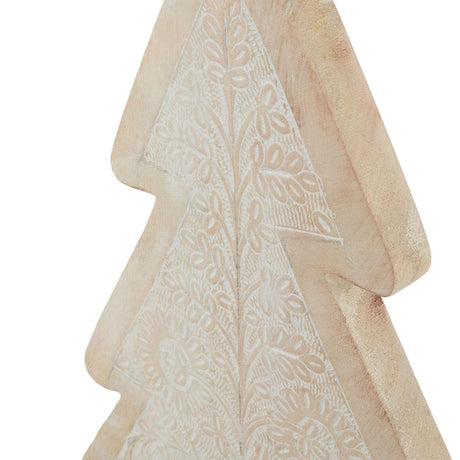 White Wash Collection Wooden Large Patterned Decorative Tree Shades 4 Seasons