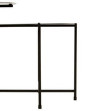 Orsina Modern Side Table with Minimalist Design and Sturdy Black Frame