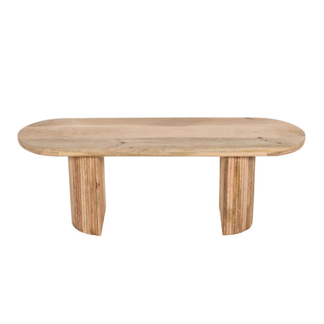 Verty Furniture Dining Bench with a smooth wooden surface and stylish leg design for dining spaces