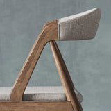 Stylish Nisu Home Dining Chair with Wooden Frame and Comfortable Fabric Upholstery