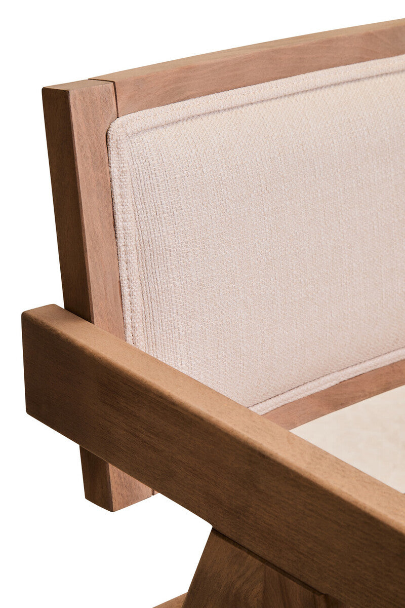 Orsina Dining Chair with Elegant Wooden Frame and Soft Upholstered Backrest for Comfortable Seating