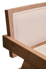 Orsina Dining Chair with Elegant Wooden Frame and Soft Upholstered Backrest for Comfortable Seating