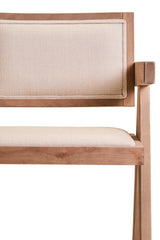 Orsina Dining Chair with a wooden frame and soft cushioned seat for elegant dining spaces