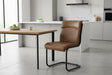 Shades 4 Seasons Stylish Dining Chair for Modern Homes BROWN METAL Shades 4 Seasons
