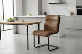 Shades 4 Seasons Stylish Dining Chair for Modern Homes BROWN METAL Shades 4 Seasons