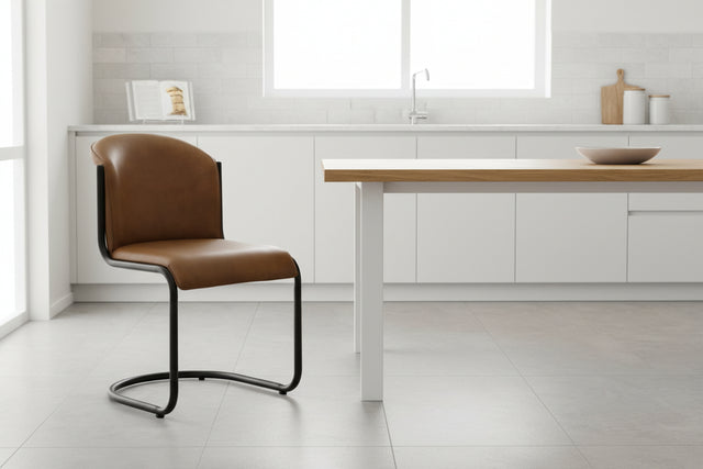 Shades 4 Seasons Stylish Dining Chair for Modern Homes BROWN METAL Shades 4 Seasons